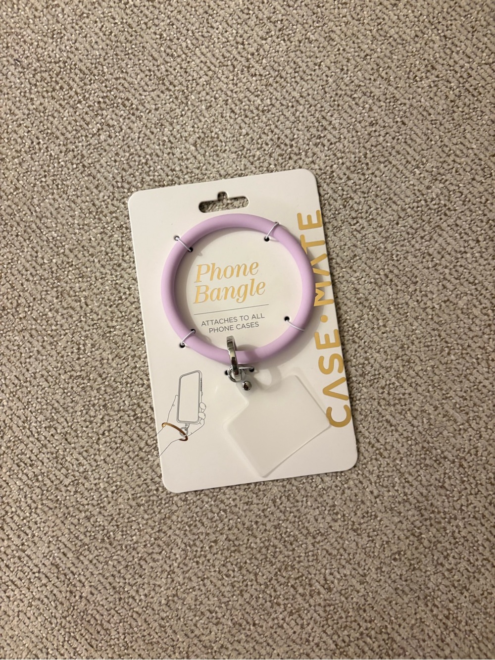 case-mate Lavender Phone Bangle Wrist Ring